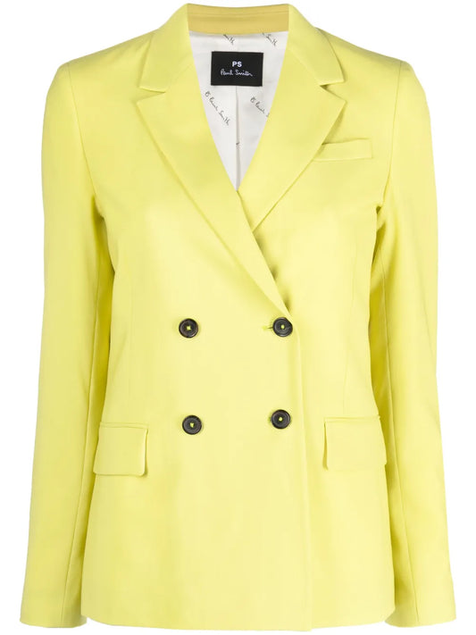 Double-Breasted Wool Blazer