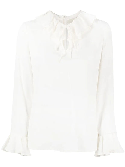 Nymph Ruffled-Collar Blouse