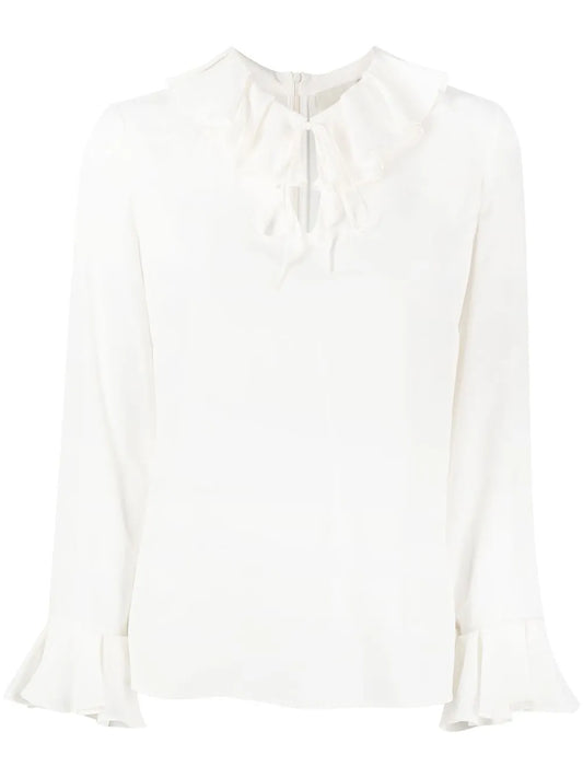 Nymph Ruffled-Collar Blouse