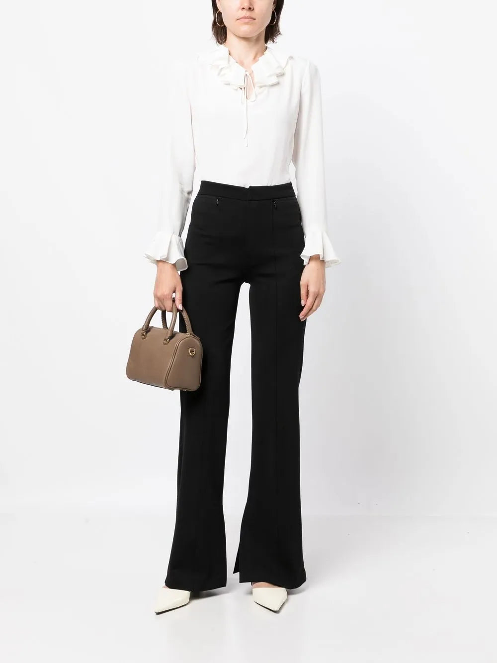 Nymph Ruffled-Collar Blouse