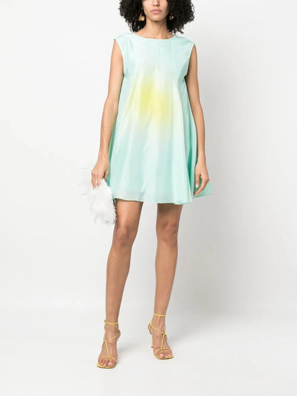 Gradient-Effect Sleeveless Dress
