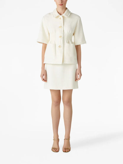 Textured Tweed Skirt