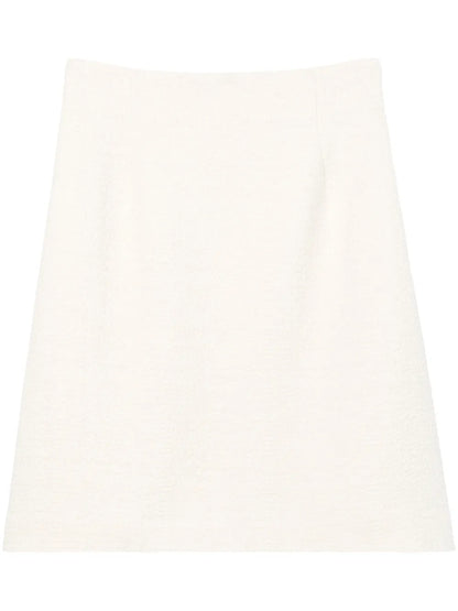 Textured Tweed Skirt