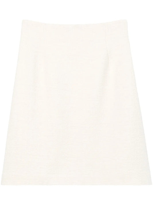 Textured Tweed Skirt