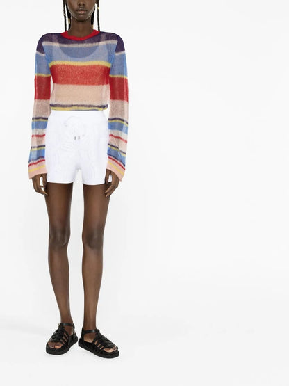 Gancio-Perforated Shorts