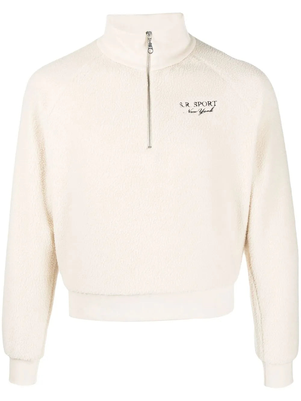 Logo-Embroidered Half-Zip Jumper