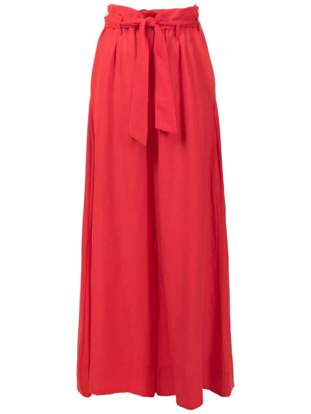 Paperbag-Waist Palazzo Trousers