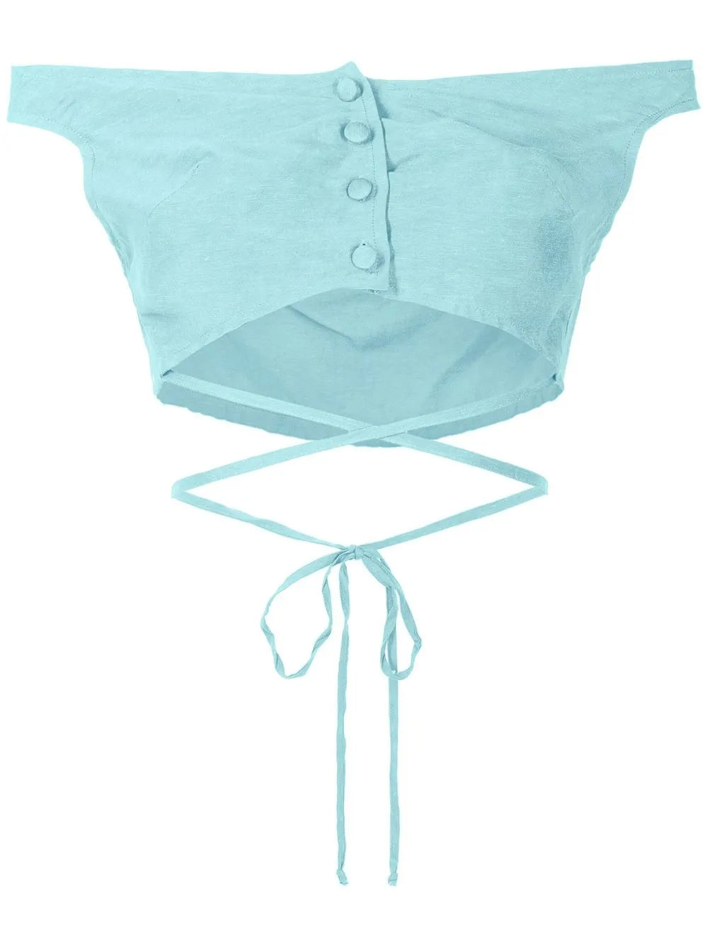 Off-Shoulder Cropped Blouse