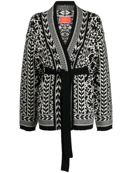Belted Wool Cardigan