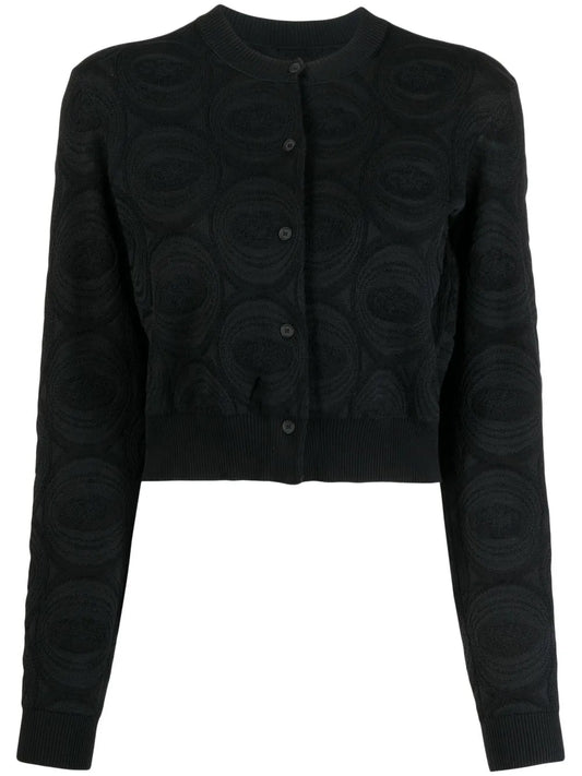 Long-Sleeve Cropped Cardigan