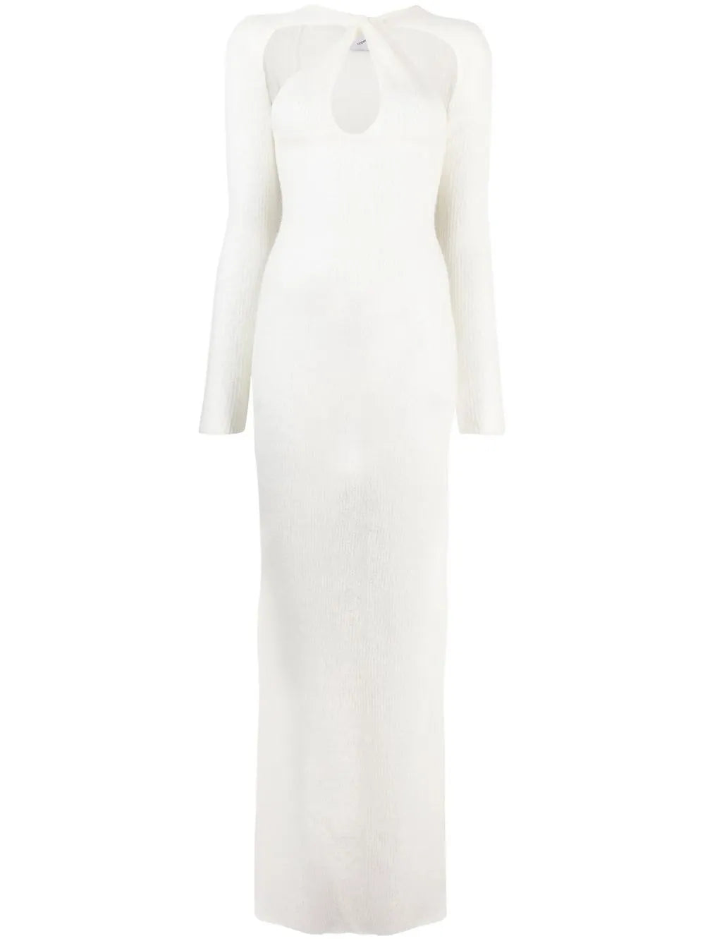 Cut-Out Knitted Maxi Dress