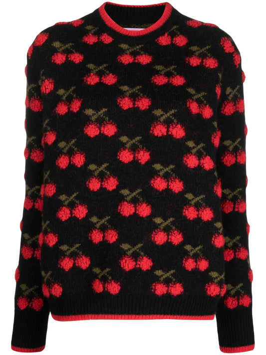 Cherry-Print Jumper