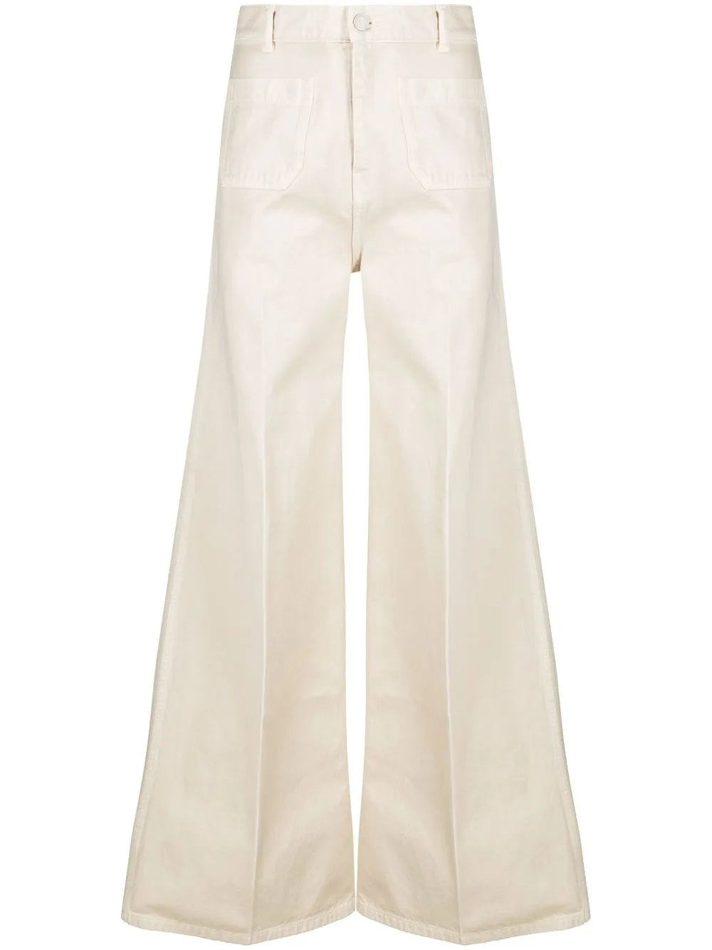 Wide-Leg Denim Jeans