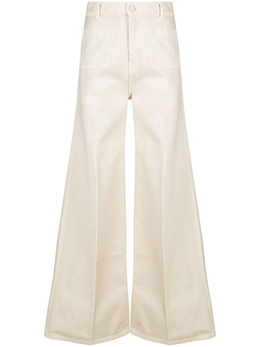 Wide-Leg Denim Jeans