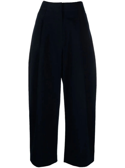 High-Waisted Wide-Leg Trousers
