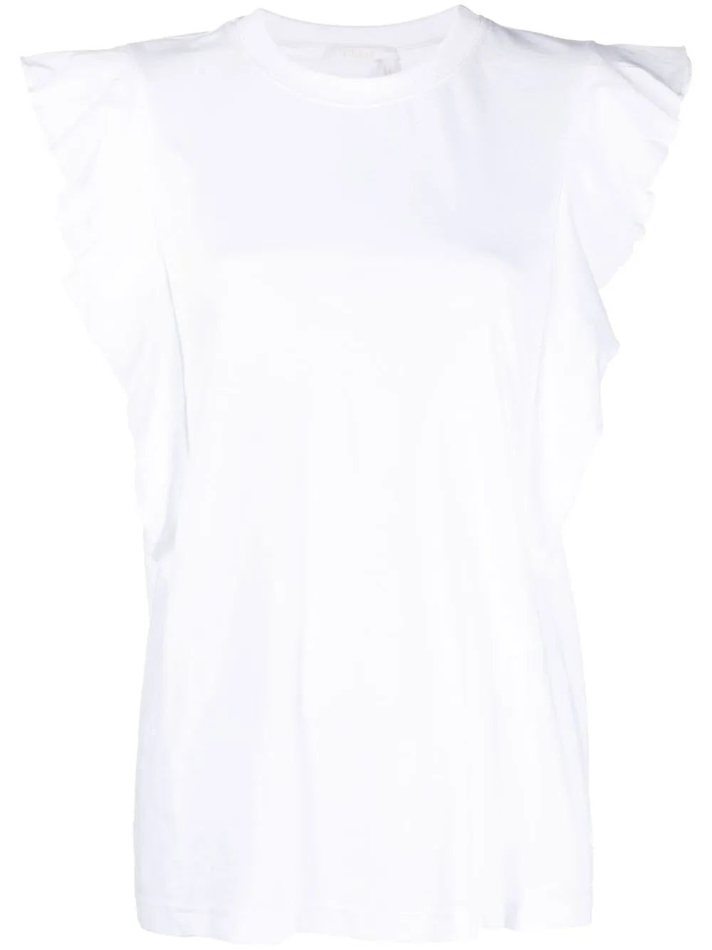 Gathered-Detail Sleeveless Top