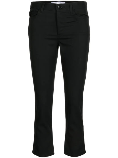 Cropped Wool Trousers