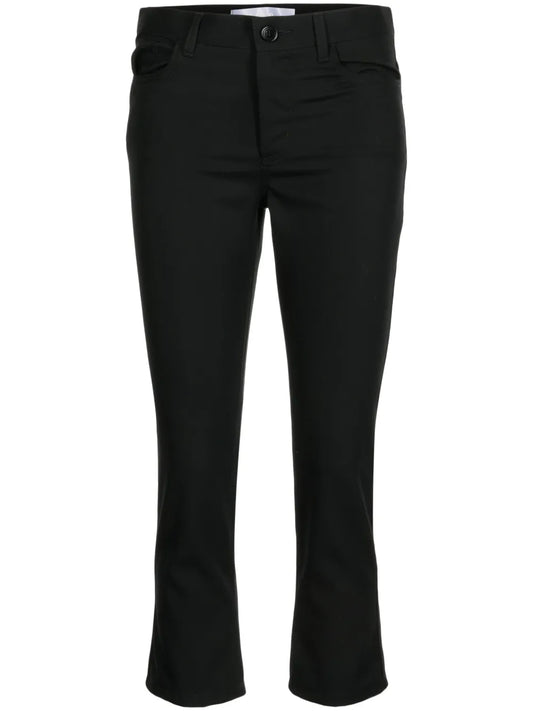 Cropped Wool Trousers