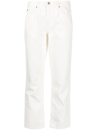 Mid-Rise Cropped Jeans
