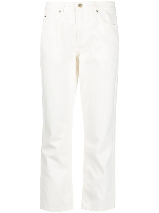 Mid-Rise Cropped Jeans