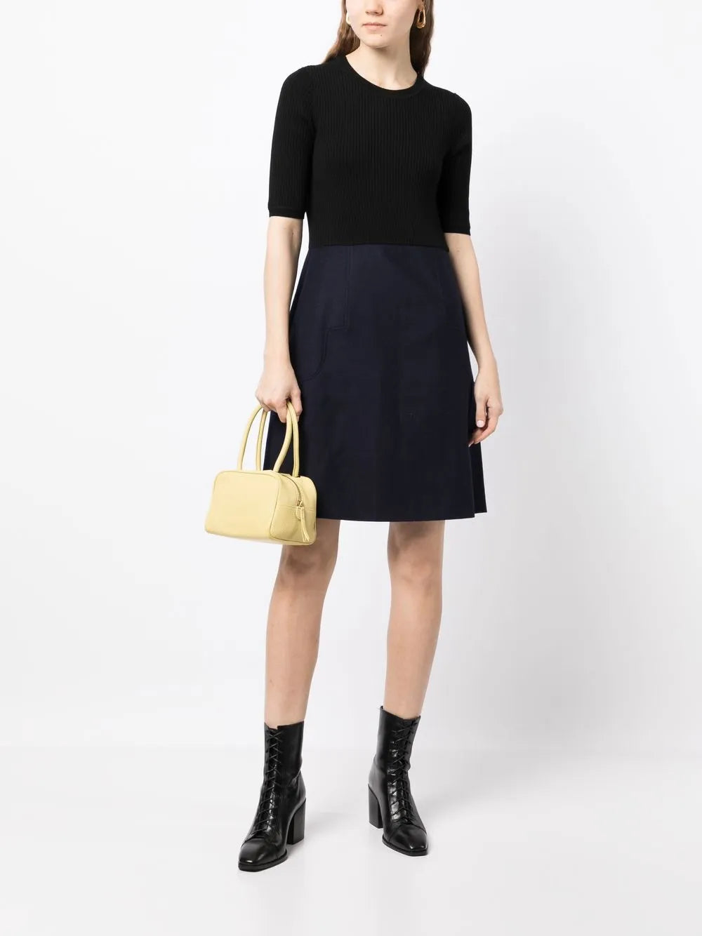 Laine Panelled Skater Dress