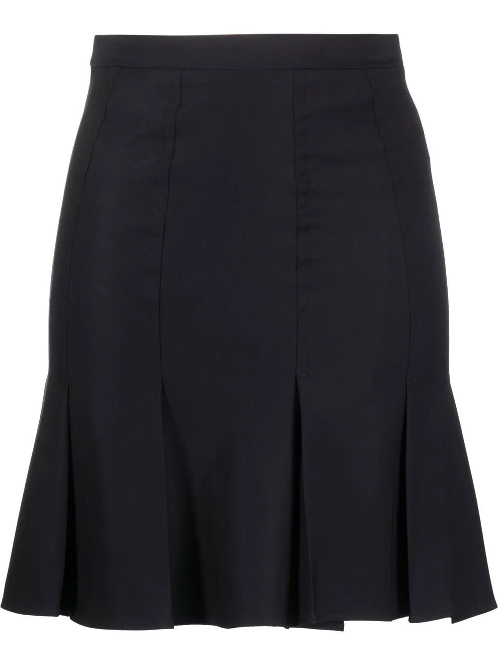 High-Waist Pleated Miniskirt