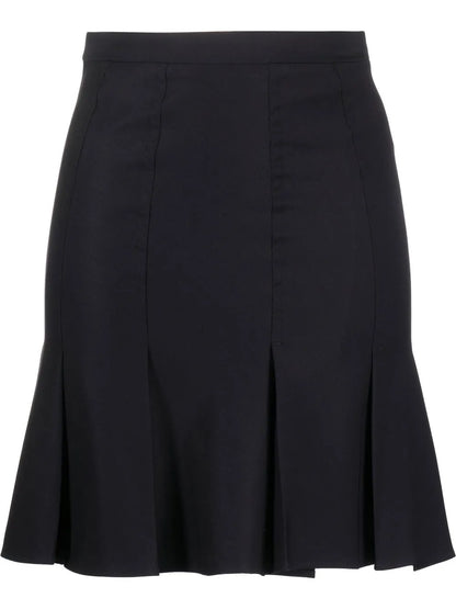 High-Waist Pleated Miniskirt