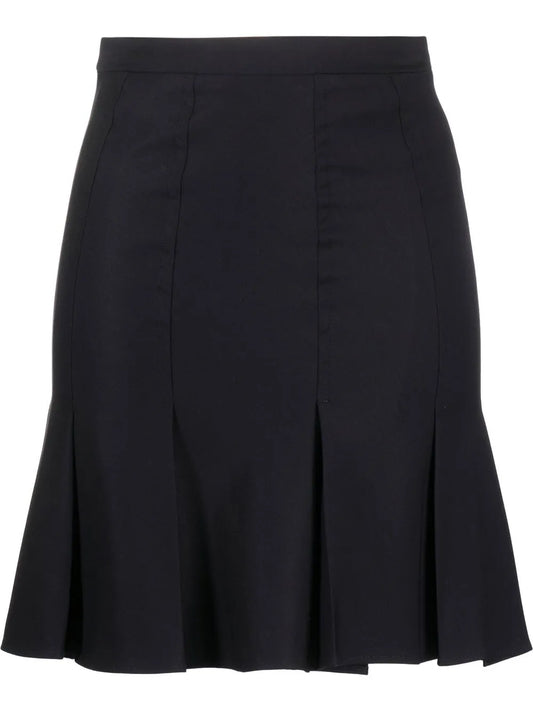 High-Waist Pleated Miniskirt