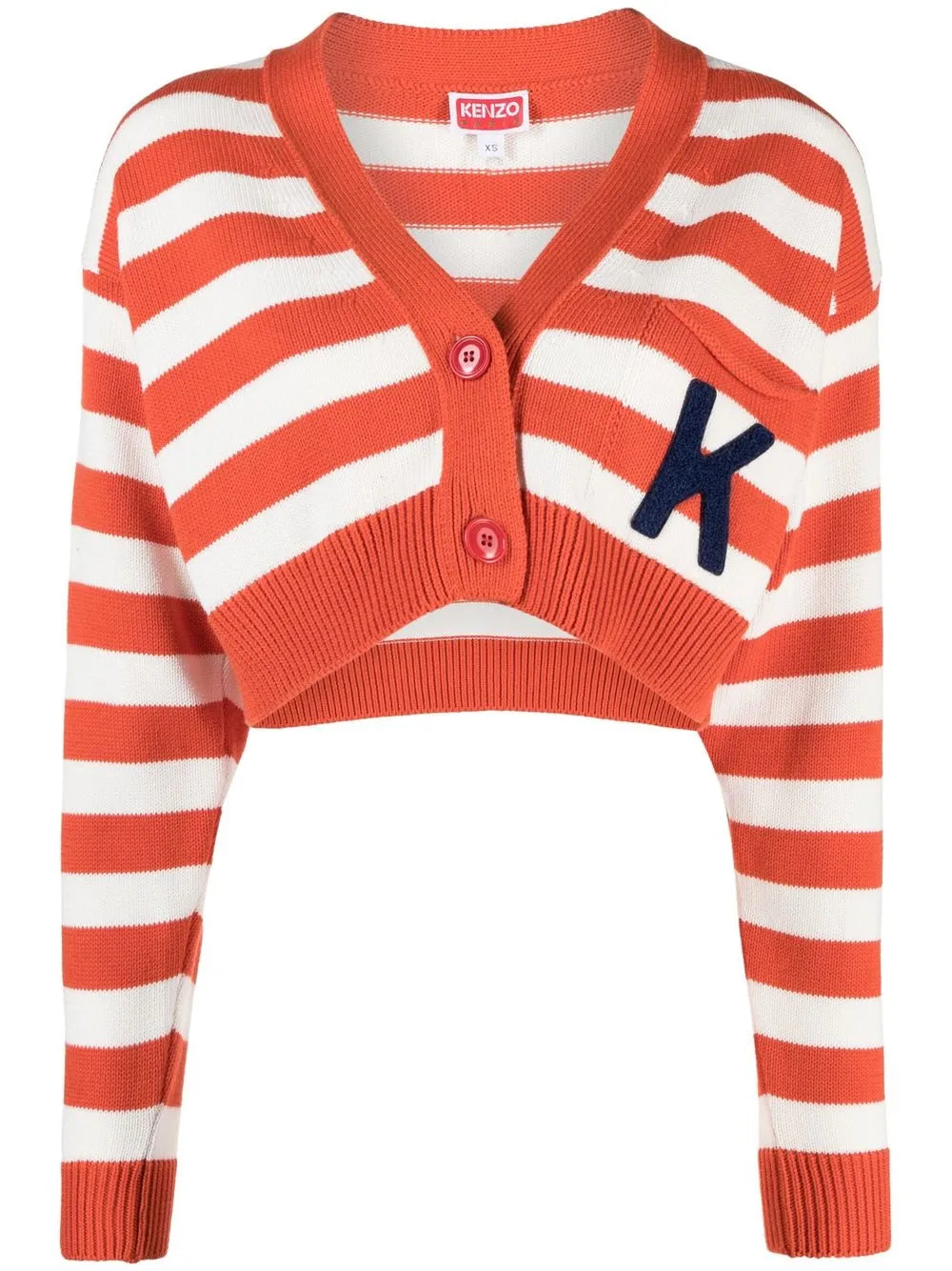 Striped Cropped Cardigan