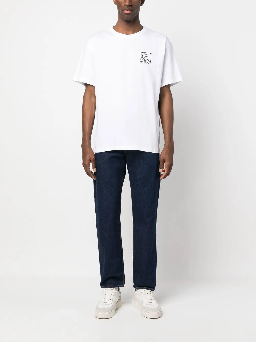 Dark Wash Straight-Leg Jeans