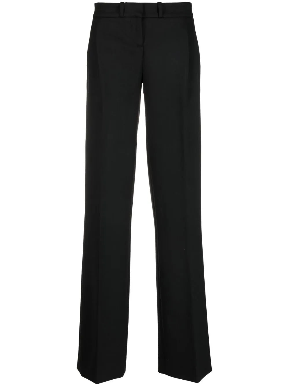 High-Waist Straight-Leg Trousers