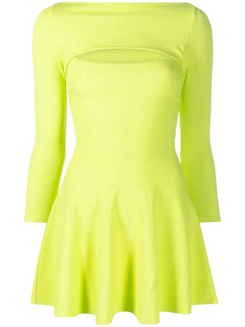 Cut-Out Flared Mini Dress