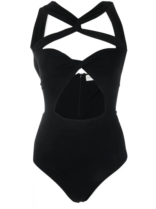 Twisted Cut-Out Bodysuit