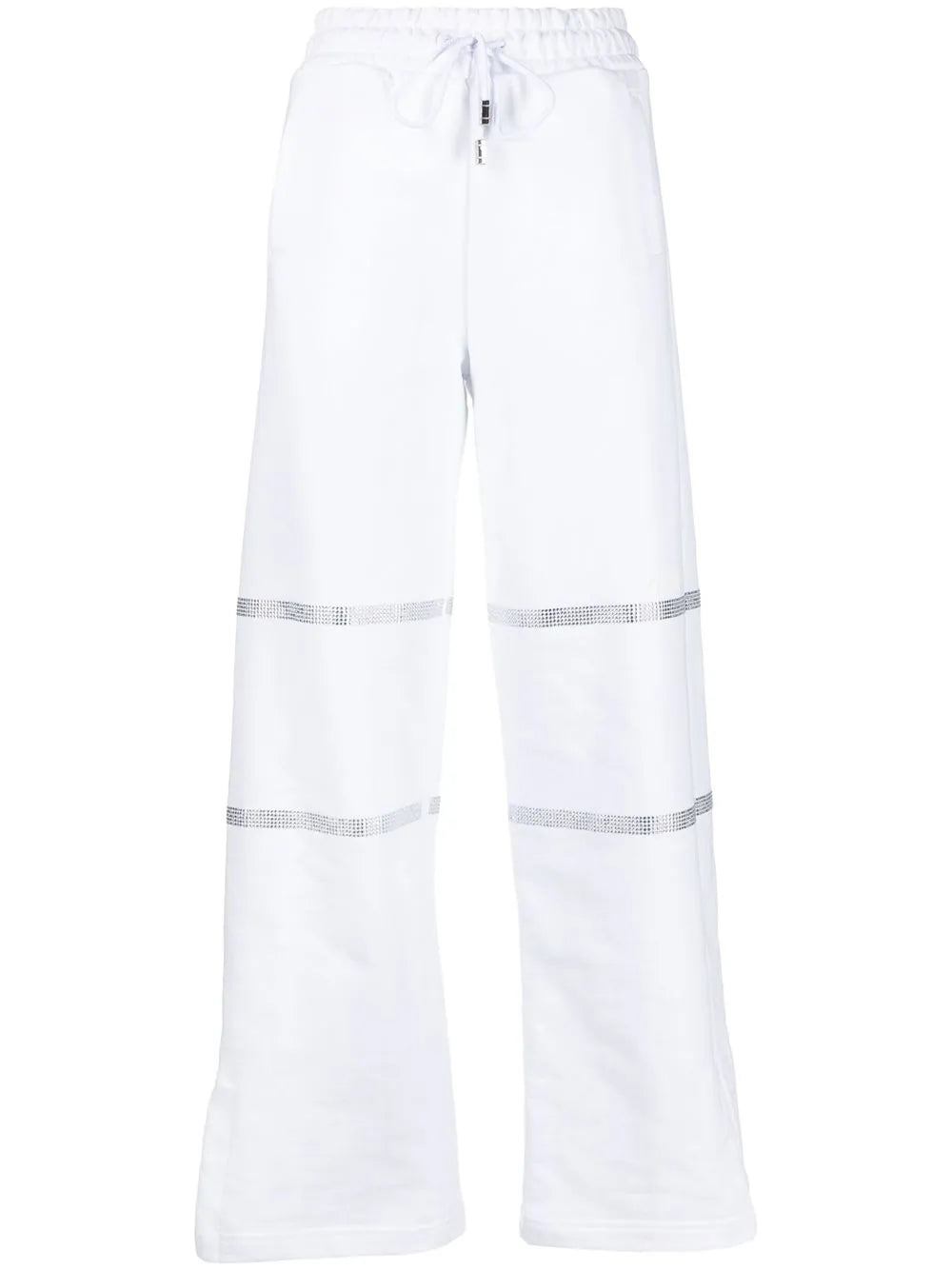 Rhinestone-Embellished Trousers