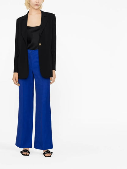 High-Waist Wide-Leg Trousers