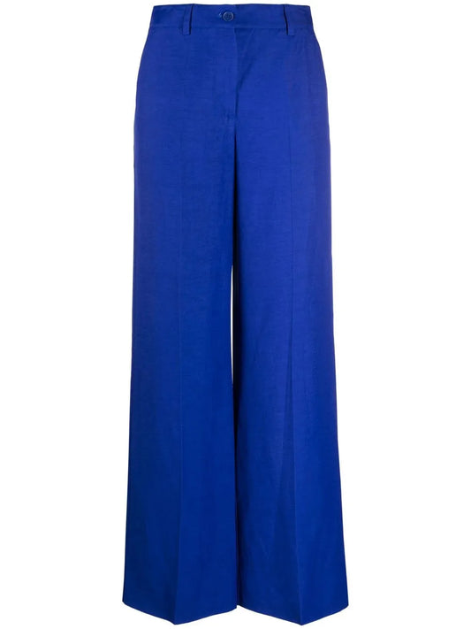 High-Waist Wide-Leg Trousers