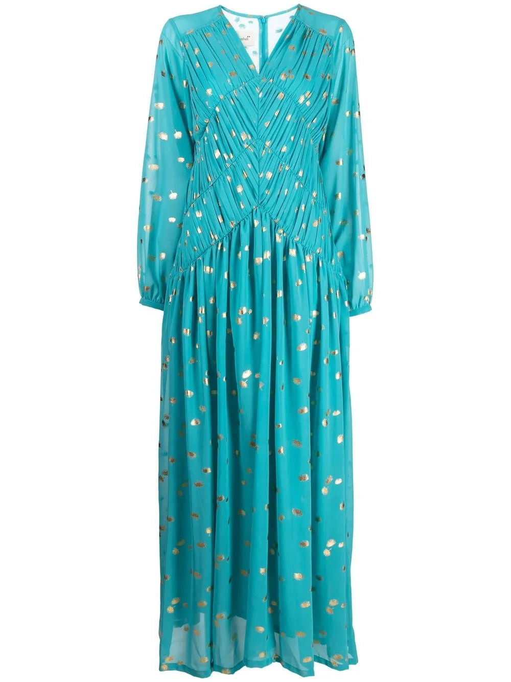 V-Neck Long-Sleeve Kaftan