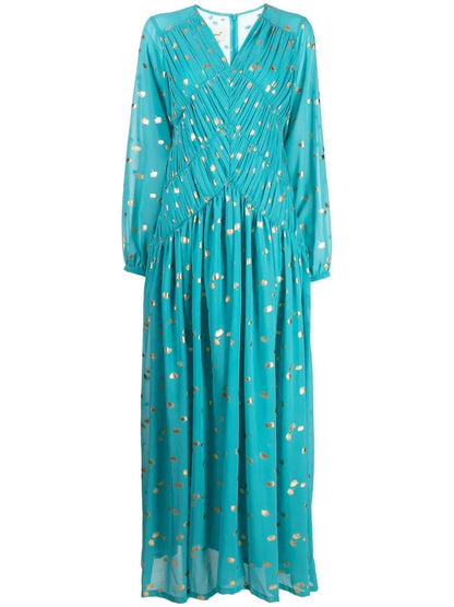 V-Neck Long-Sleeve Kaftan