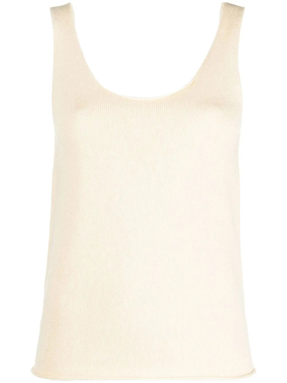 Scoop Neck Knitted Vest Top