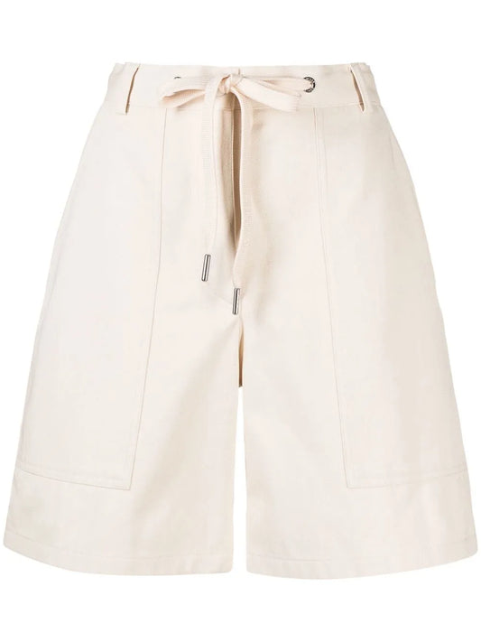 Drawstring-Waist Knee-Length Shorts