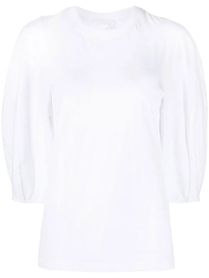 Embroidered-Logo Round-Neck T-Shirt