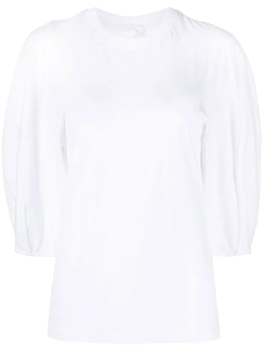 Embroidered-Logo Round-Neck T-Shirt