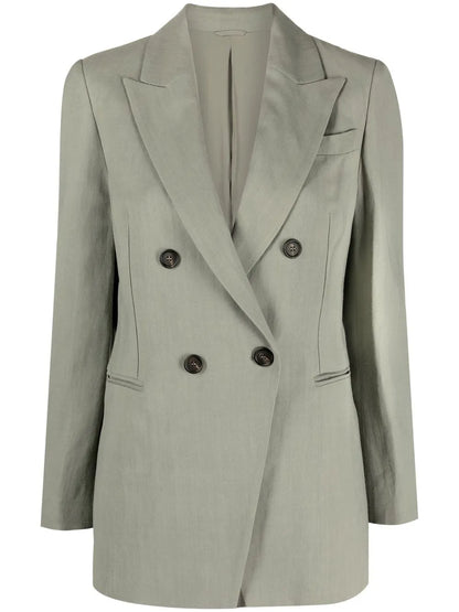 Double-Breasted Tailored Blazer