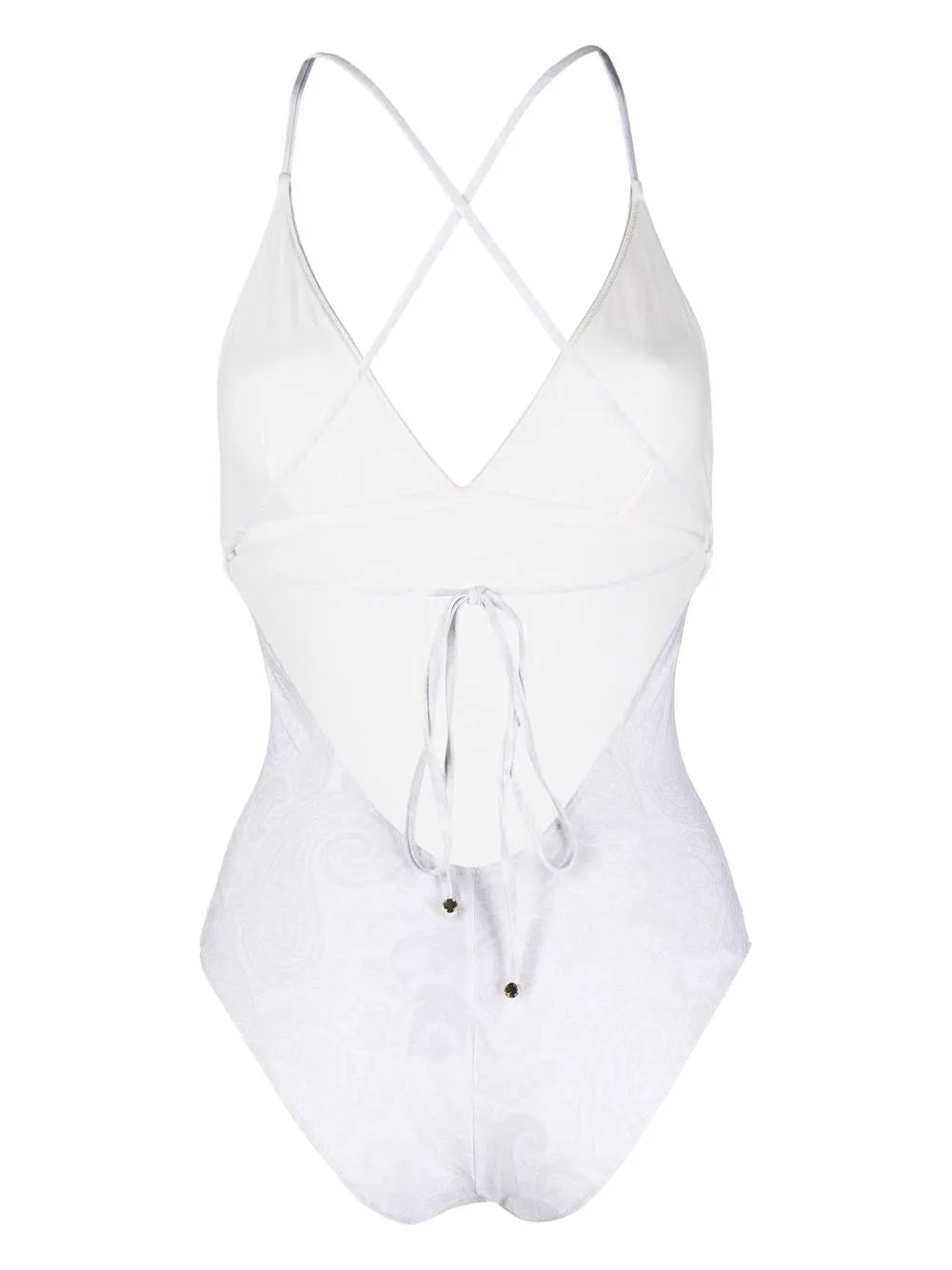 Logo-Patch Detail Swimsuit