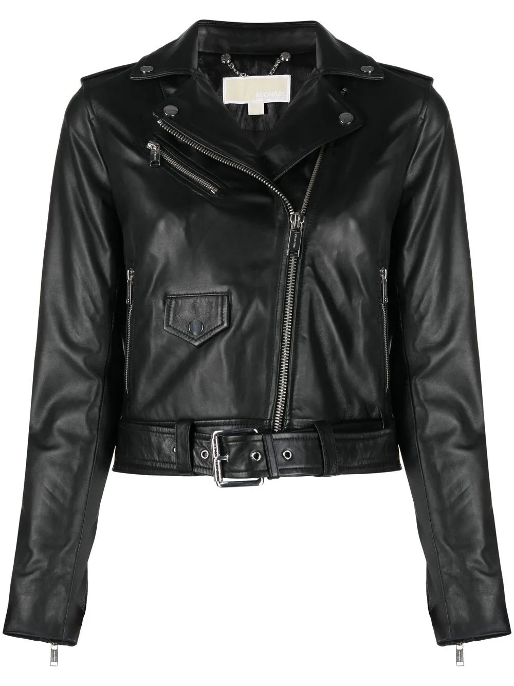 Cropped Biker Jacket