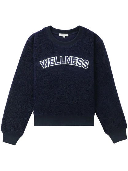 Wellness Bouclé Cropped Sweatshirt