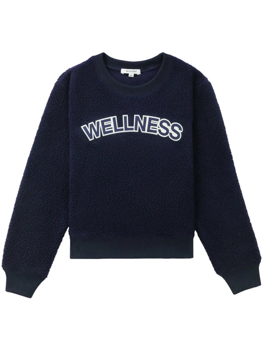 Wellness Bouclé Cropped Sweatshirt