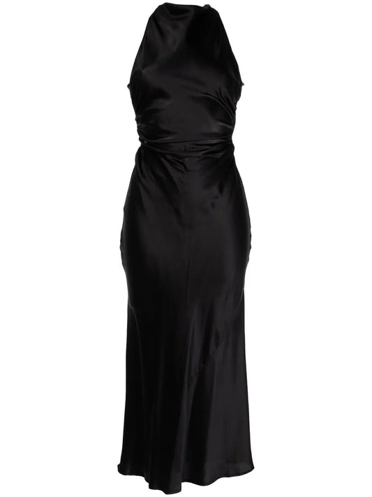 Casette Silk Midi Dress