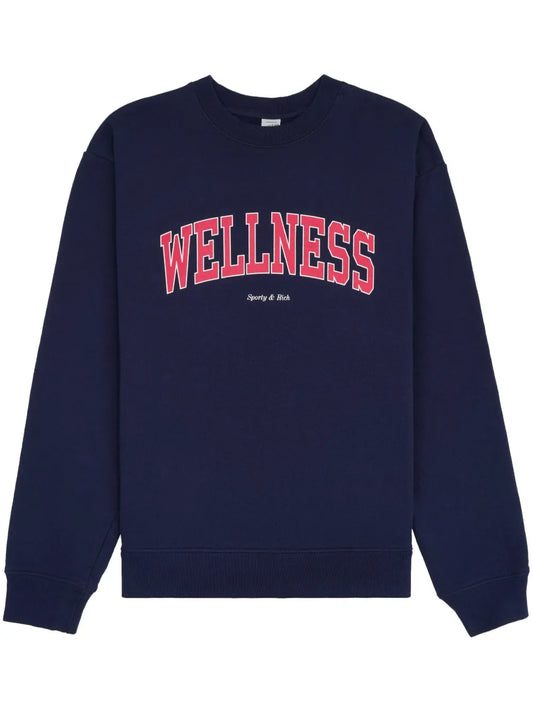 Wellness Crew-Neck Cotton Sweatshirt