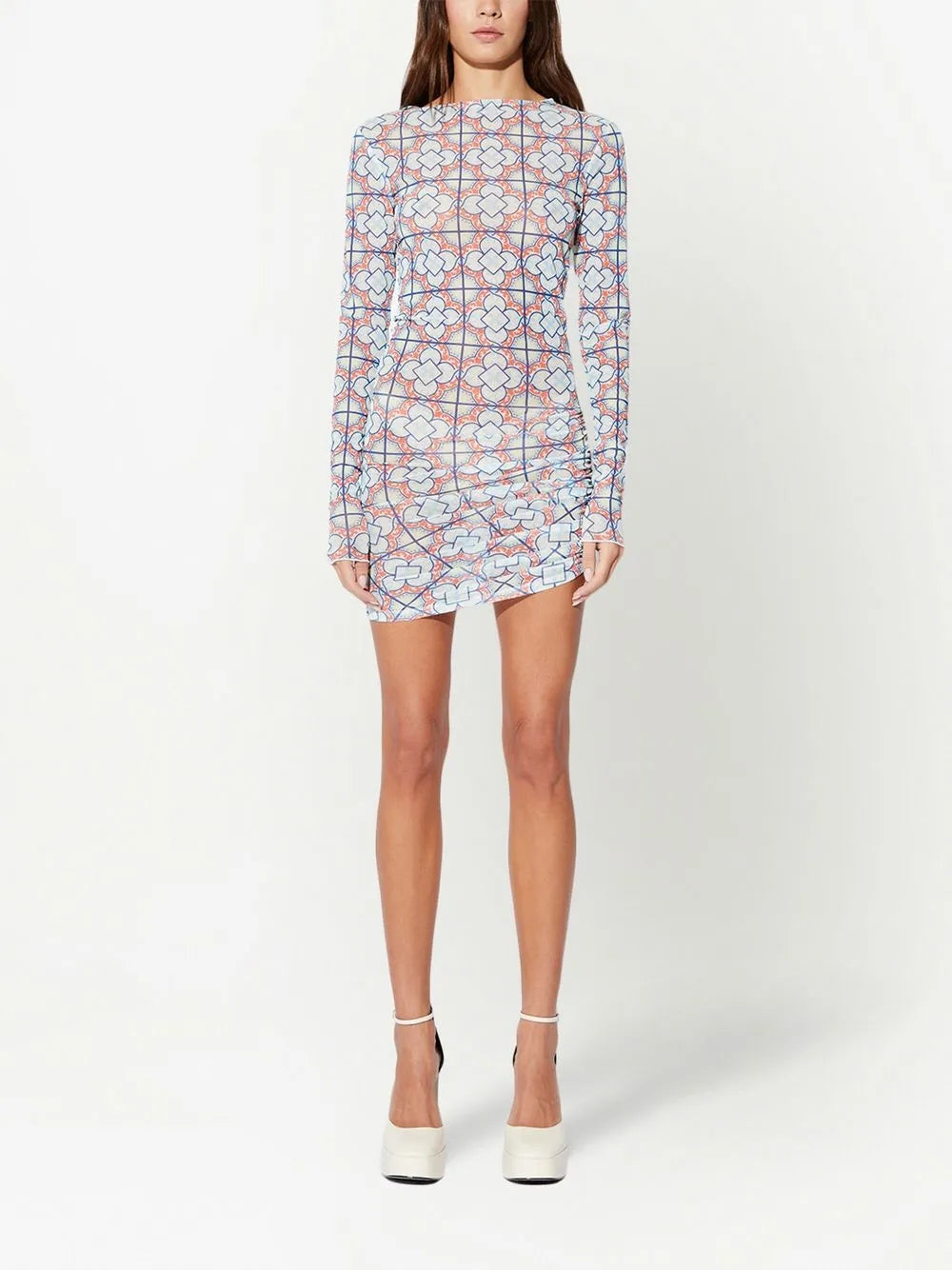 Leonor Mesh Mini Dress